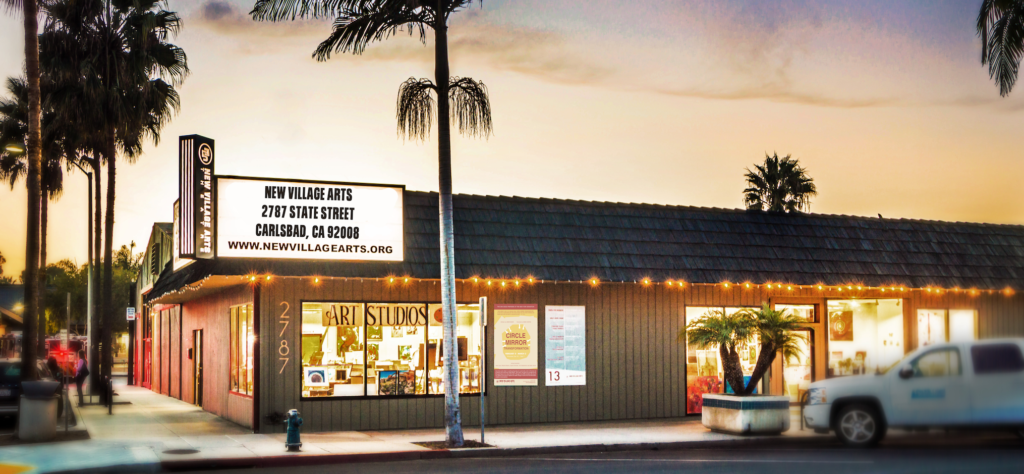 The front of the New Village Arts building