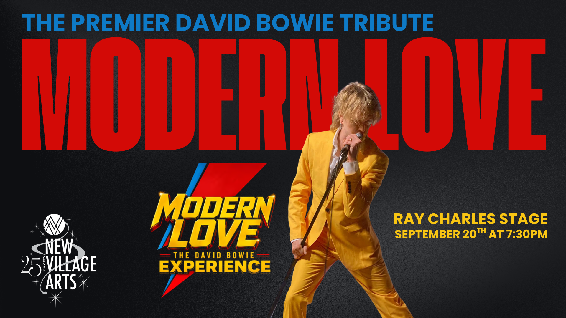 Modern Love - The David Bowie Experience | New Village Arts Theatre